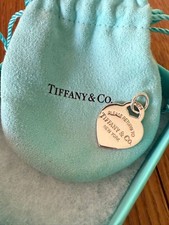 Tiffany Herz Anhänger Medium 925er Silber Neu Ungetragen