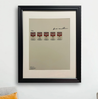 #ad Andy Warhol Hand Signed Original Print With COA amp; $3500 USD Appraisal Included $359.00