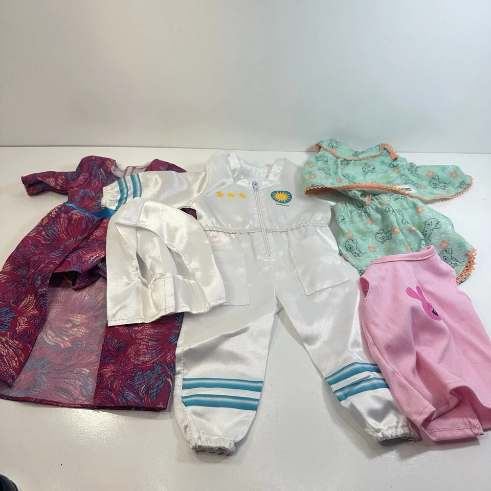 Large Lot 18" OG Doll Clothes Accessories Shoes Umbrella 40+ Pieces - Image 2 of 4