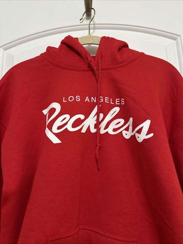 NWT Y & R Big R Script Hoodie- Red & White Med/Large - Picture 2 of 7