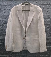 New Reiss Slim Fit Single Breasted Blazer With Cotton Soft Grey Men's Size 42R