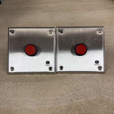 Kastle KK3 Panic Push Button One Gang Switch Plate