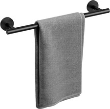 Matte Black Towel Bar 18 Inch Bathroom Towel Rack Towel Holder Wall Mounted