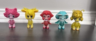 JUST PLAY GLIMMIES FIGURE LIGHT UP DOLLS LOT OF 5