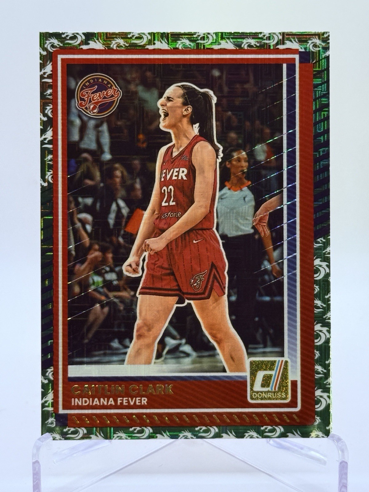 2025 Panini Donruss WNBA Caitlin Clark - Dragon Parallel Case Hit SSP #47 Fever