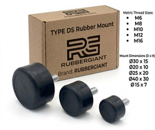 Anti-Vibration Rubber Buffer Mount Male Bump Stop Damper M6 M8 M10 M12 M16 / DS