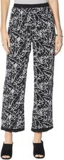 Antthony Natural Flow Reversible Palazzo Pant BLACK MULTI S NWOT (1009)