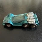 1970 HOT WHEELS REDLINE Aqua Six Shooter Hong Kong HK 6 Wheel Car SUPER NICE