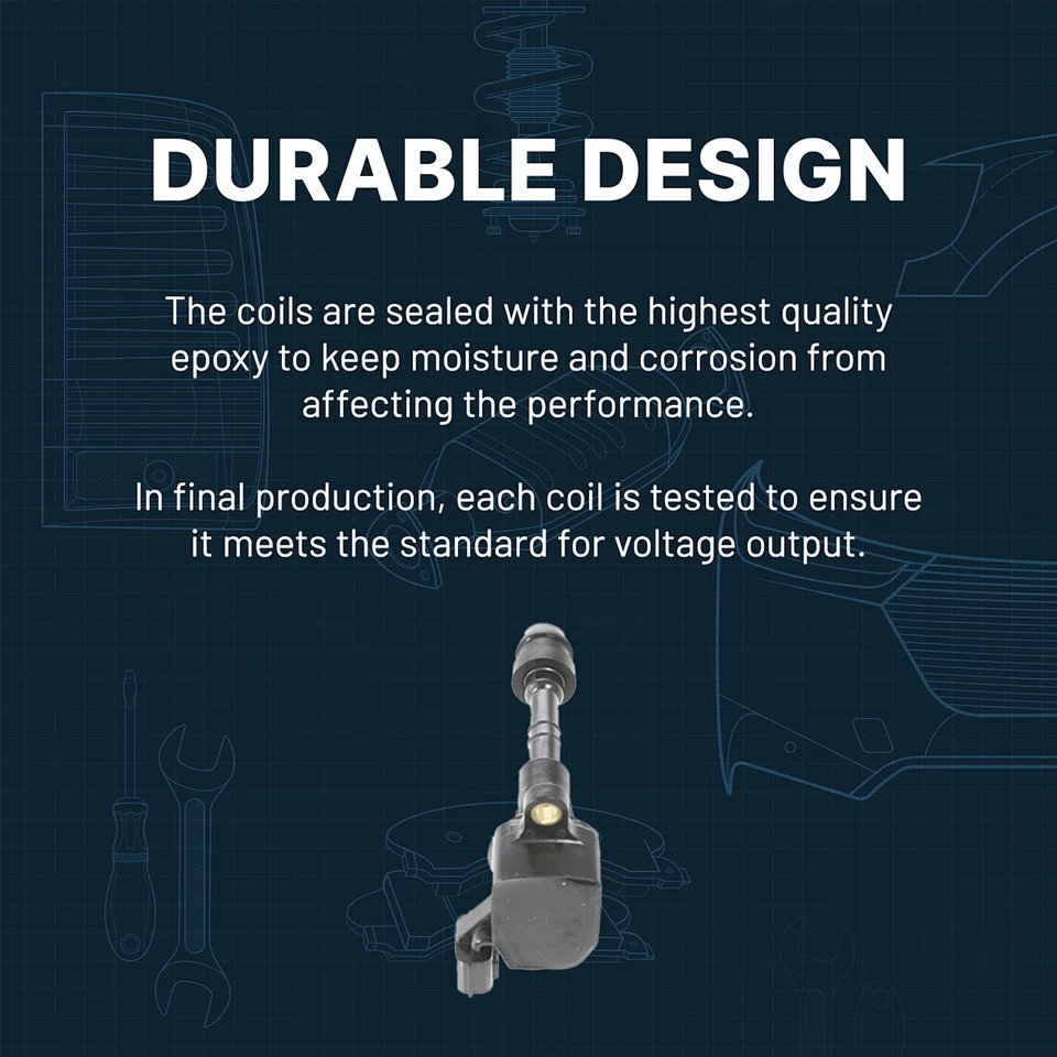 Bobinas de encendido delanteras para Olds De Ville Cadillac Seville DeVille Aurora Eldorado Foto 3 de 4