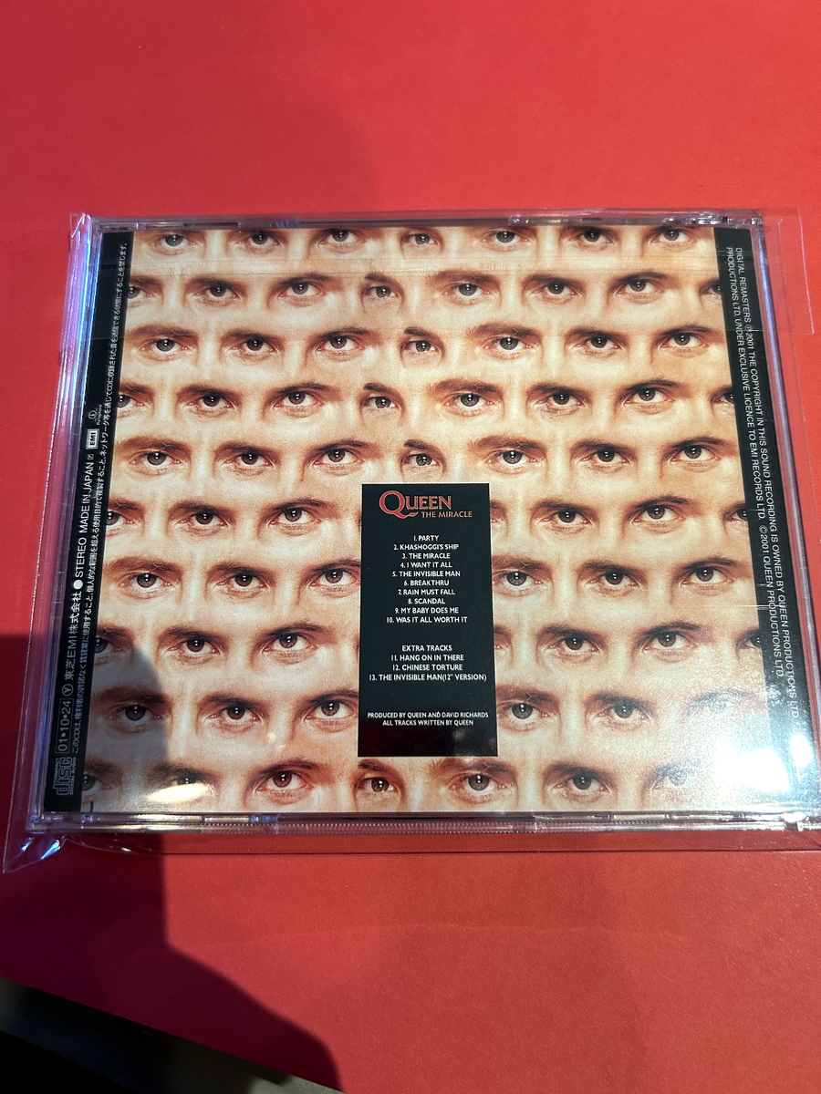 QUEEN MIRACLE EMI TOCP65853 JAPAN Edition release CD Album