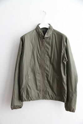 YMC You must create olive green fitted blouson, Size L