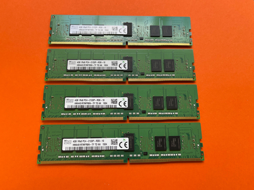 SK Hynix 16GB (4X4GB) 1Rx8 PC3-2133P ECC Memory ~ HMA451R7MFR8N
