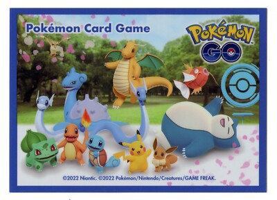 Pokemon Go LET'S GO Individual Card Sleeve Pokemon Center Japan Original