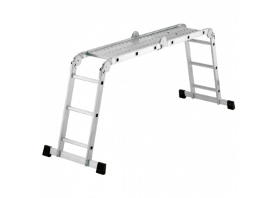 Hailo ProfiStep  Gelenkleiter M60 mit Plattform 4x3 Sprossen