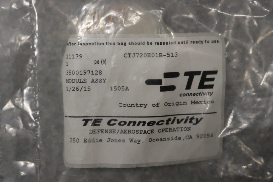 TE Terminal Junction Module Size 20 1 Cont CTJ720E01B-513 1505A - Image 2 of 4