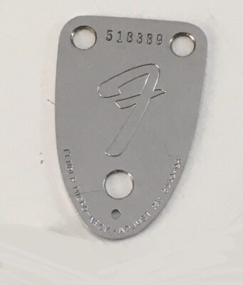 Vintage Fender Micro-Neck Plate Fullerton Strat Tele 3-Bolt 1973-1974 True Relic