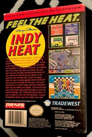 Danny Sullivan's Indy Heat NES gioco raro come nuovo CIB completo di scatola gioco Nintendo