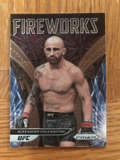 2022 panini prizm fireworks Alexander Volkanovaki #22 UFC