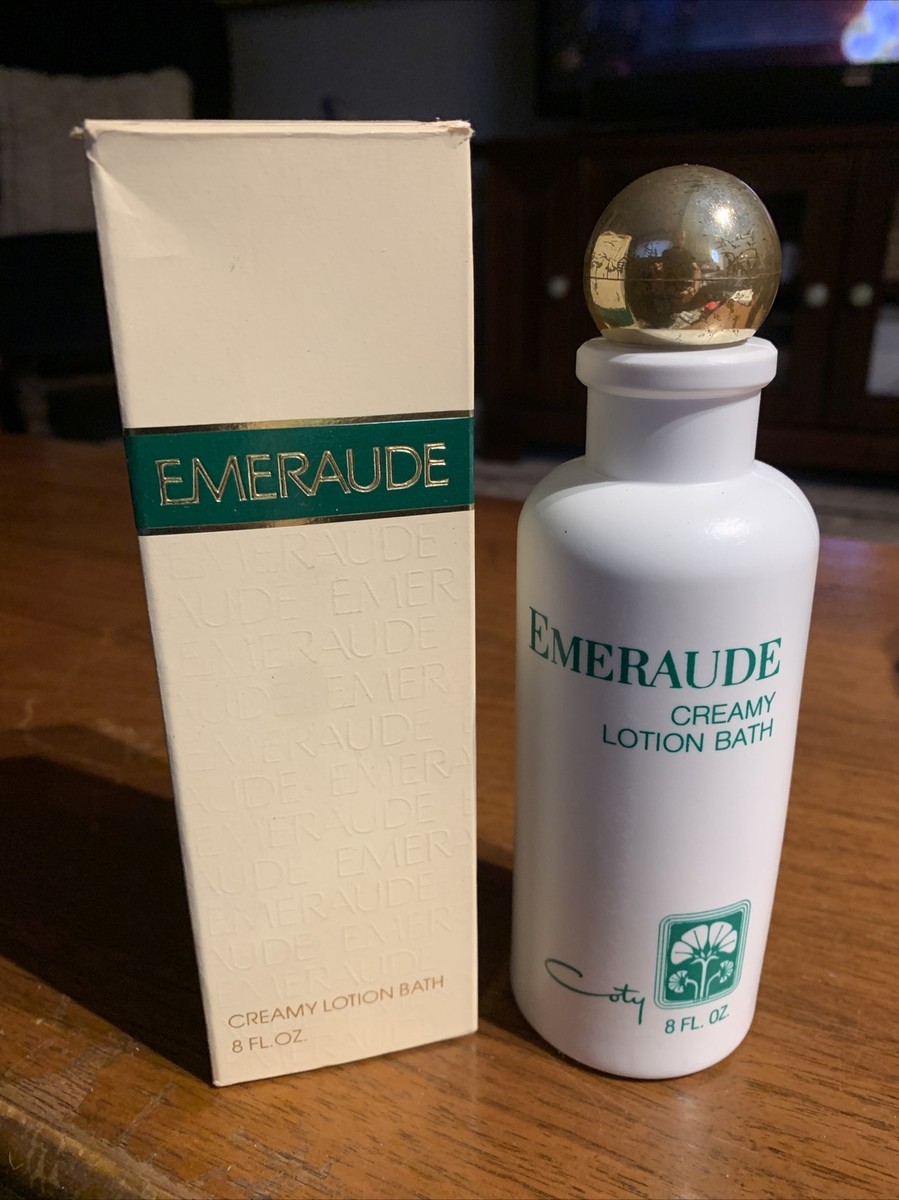 Vintage Emeraude Creamy Bubbly Bath Lotion By Coty Fl Oz New