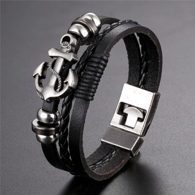 NEUHEIT! Neues Modell! Armband Herrenarmband mit Anker - Geschenkidee