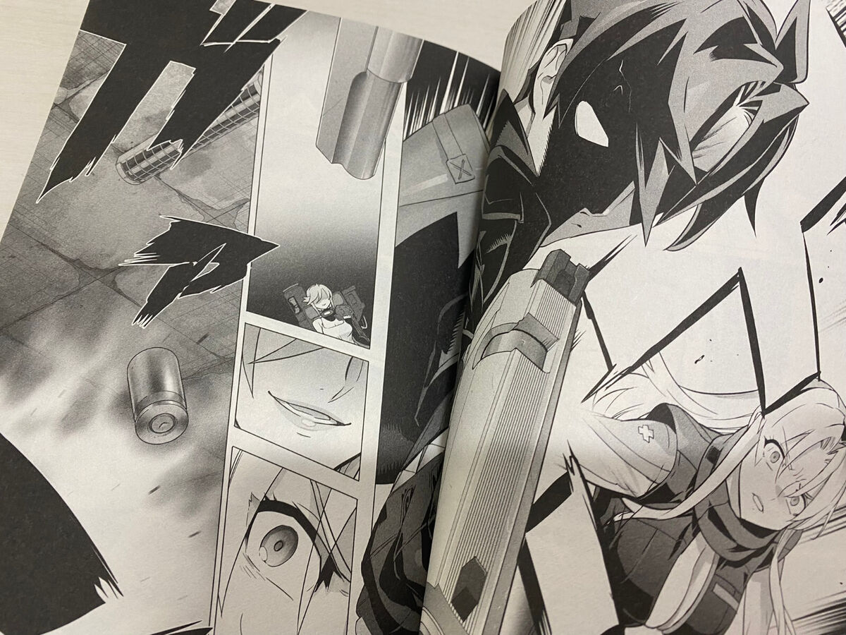 Amazing wallpaper from one of the manga panels(vol.1 chapter 2) : r/ GuiltyCrown