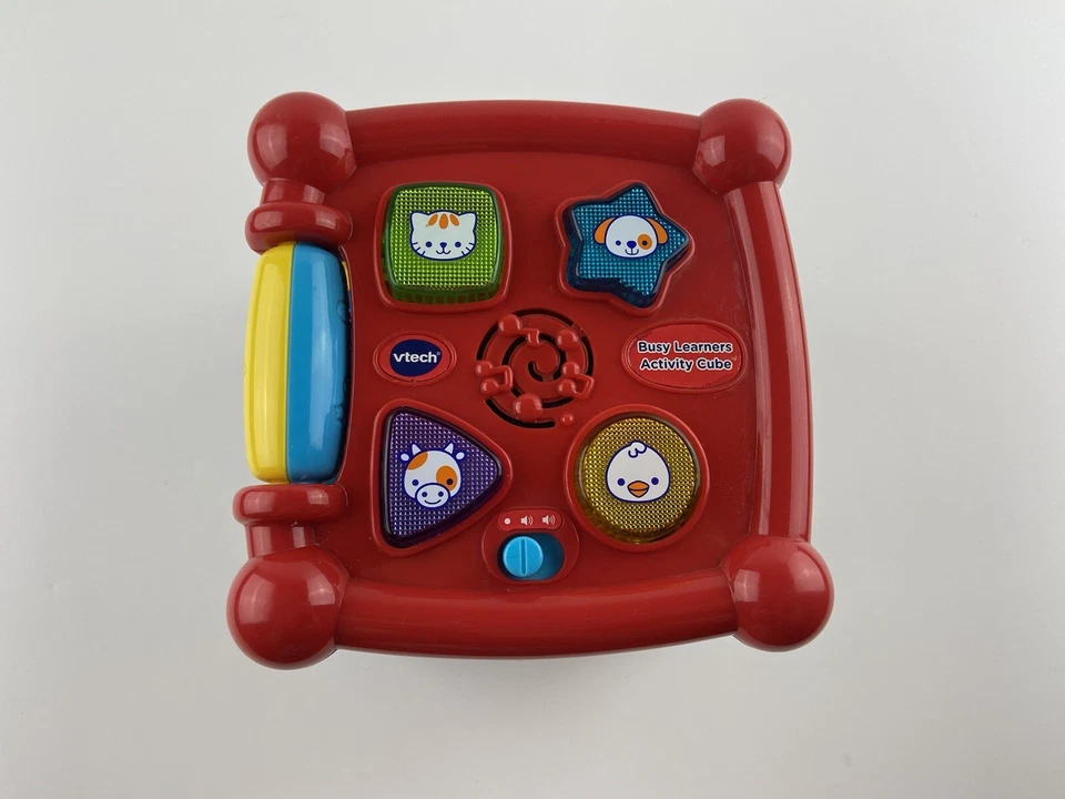 vTech Baby Turn and Learn Cube - 5 Activity Sides with Light Sound and Music - Image 2 of 4