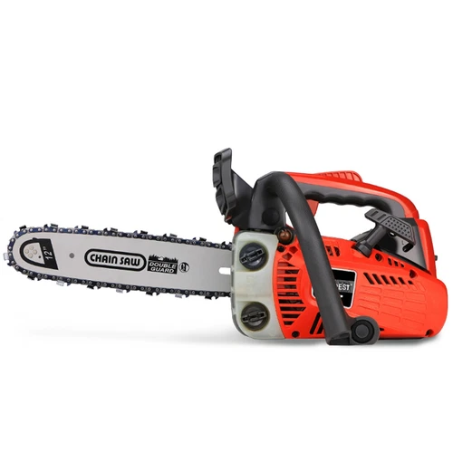 Gas Small Chainsaw 12'' Bar Top Handle Gasoline Powered 1000W 25.4CC 2-Stroke