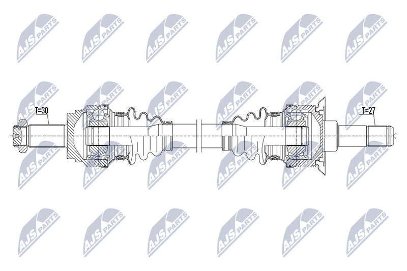 Arbre de transmission pour BMW Série 5 et 6 Gran Coupé