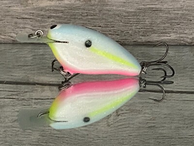 Black Label Balsa Bacon Custom Balsa Crankbait Sexy Flamingo Color