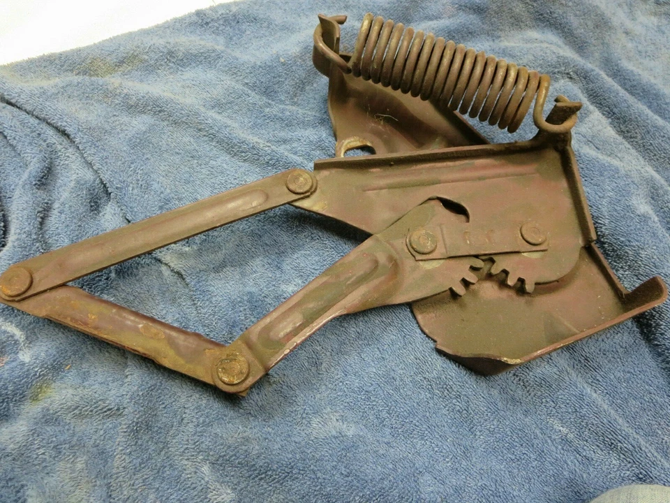 1963 1964 Chrysler 300 New Yorker LEFT driver's side hood hinge spring assembly - Image 2 of 4