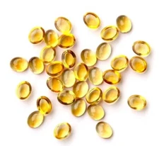 Citrine Golden Topaz 10 Pieces 6x4mm Oval Cabochon Loose Gemstone For Jewelry