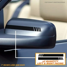 2pcs Rear View Mirror Side Stripe Body Graphic Car Vinyl Decor Car Sticker Decal