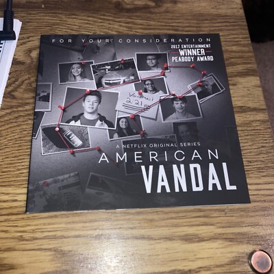American Vandal Season 1, 4 Episodes NETFLIX FYC DVD