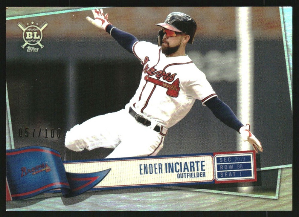 2019 Topps Big League Rainbow Foil #107 Ender Inciarte /100