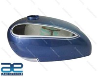 FüR Ariel Square Four 1000Cc Chrom Und Blau Lackierter Kraftstoff Benzin Tank