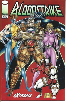 BLOODSTRIKE #4 IMAGE COMICS 1993 BAGGED AND BOARDED