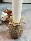 Vintage Brass Pineapple Electric Candlestick Lamp/Nightlight — photo 2