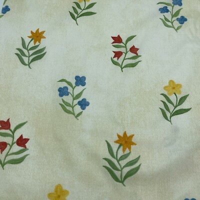Vintage Designer Mellstock Osborne & Little England Fabric Flowers 2 yds 53'' 