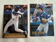 (2) 1996 FLEER UPDATE-LANCE JOHNSON # U-158-BRENT MAYNE # U-159 BASEBALL CARDS