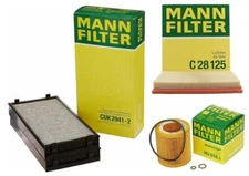 Mann Oil Air Carbon 2 Cabin Filter Service Kit for BMW F15 F16 X5 X6 L6 N55 N54