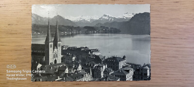 Postkarte Luzern und die Alpen ungel_22