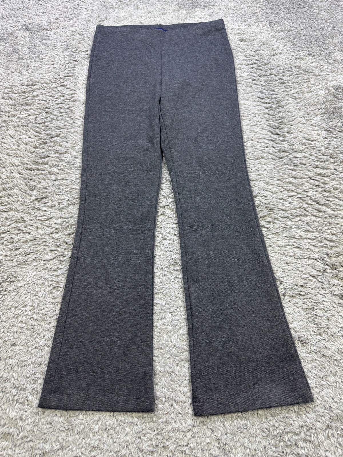 Boston Proper Pants Women Small Gray High Rise Stretch Pull On Flare Trousers