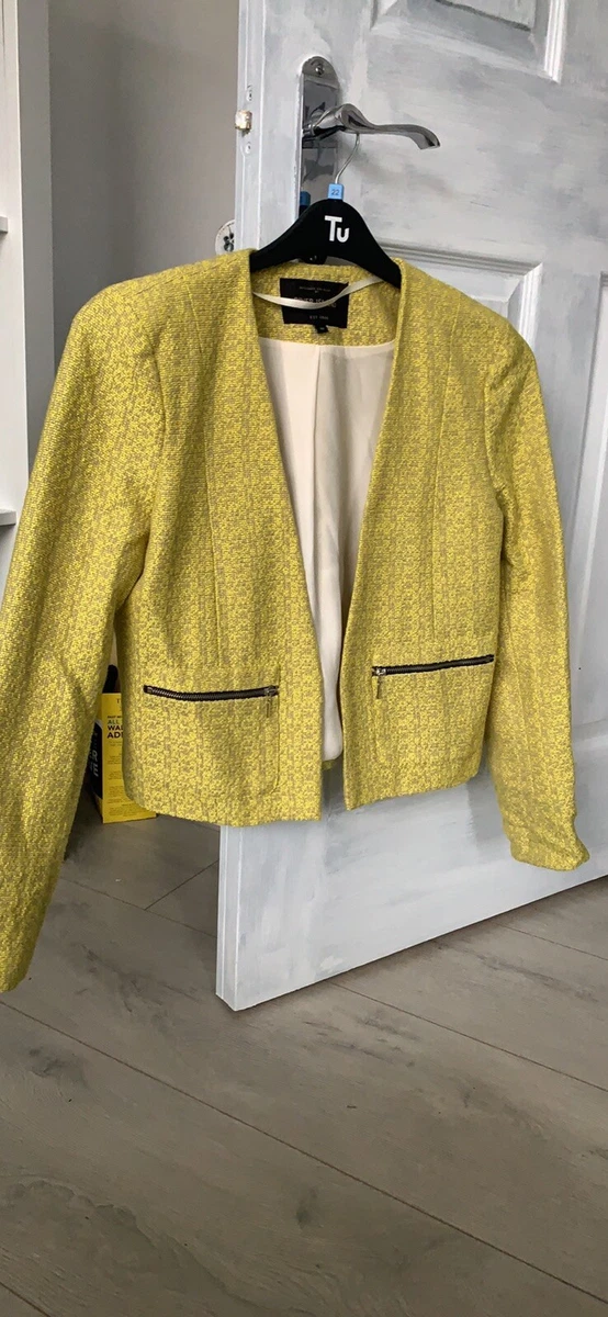 Tweed blazer river island sale