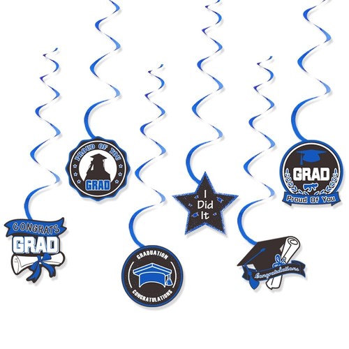 Congrats Grad 2025 Graduation Ornament Celebrate GRAD Theme Decor Party Favors - Picture 7 of 12