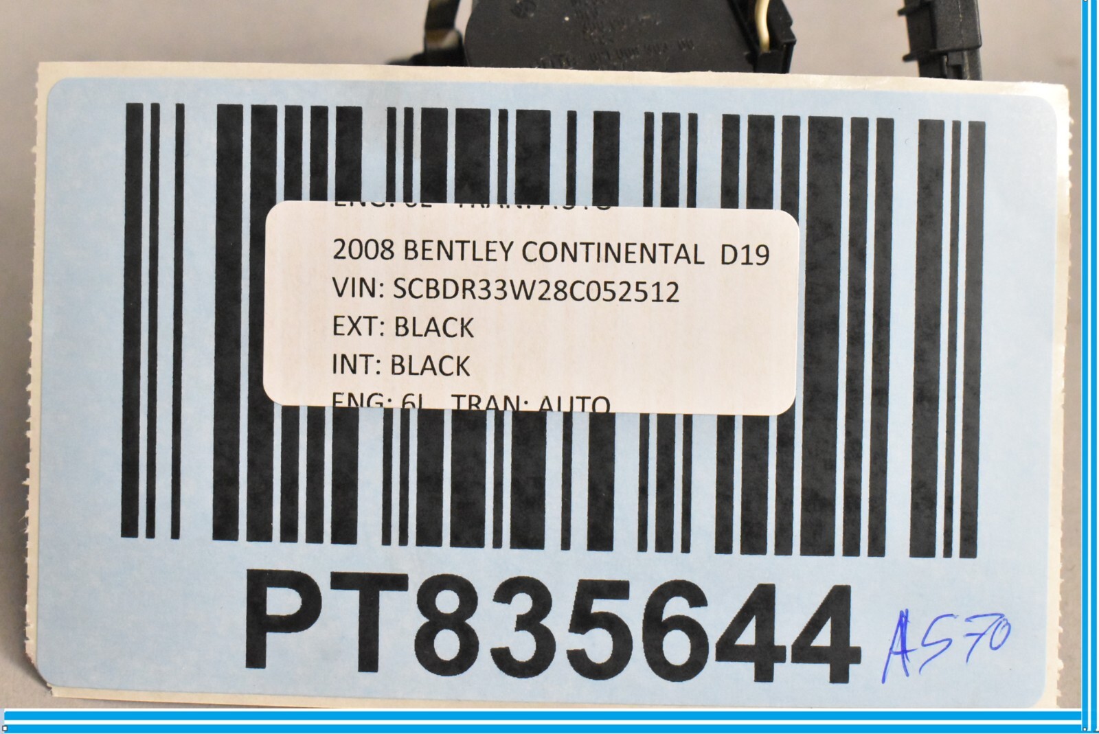 Bentley Continental 2006-2012 Temperature sender P/N 3D0907542