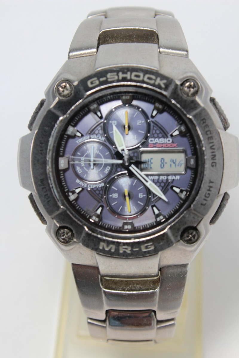 CASIO MR-G MRG-7000DJ Titanium Analog Digital metal band G CASIO MR-G MRG-7000DJ Titanium Analog Digital metal band G