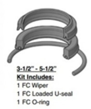 Parker PKH-RK2AHL0555 2A Series is a Fluorocarbon Rod Seal Kit with a 5-1/2 inch