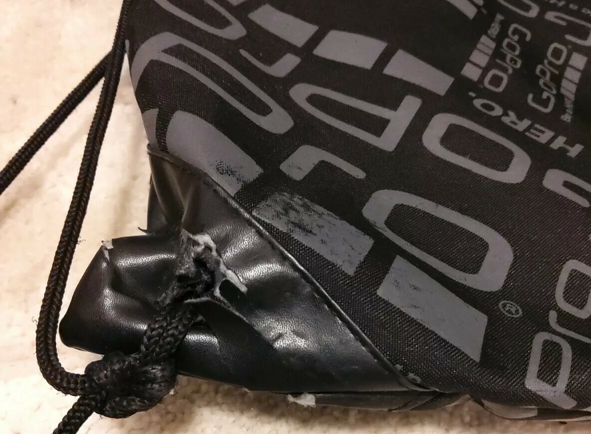 String Drawstring Backpack Cinch Sack Gym Tote Ba… - image 4