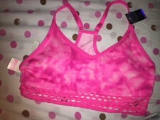 NWT VICTORIA'S SECRET PINK Ultimate Light Support Sports Bra w/ Pad S Victoria