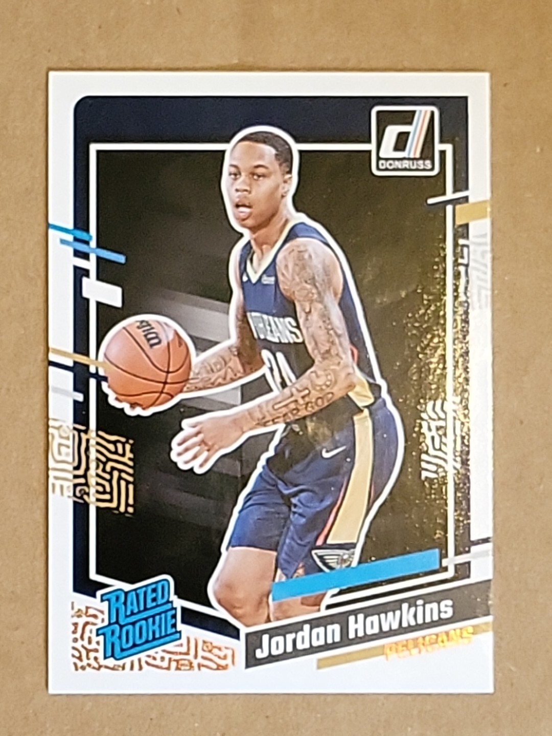 2023-24 PANINI DONRUSS JORDAN HAWKINS RATED ROOKIE CARD RC (#219) FREE SHIPPING